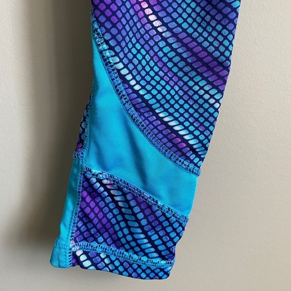 File Girl's Mermaid Athletic Yoga Leggings Size Large (10/12) - Picture 3 of 10